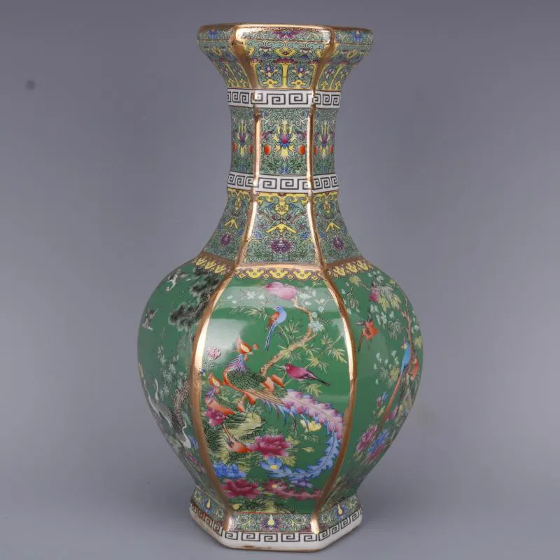 Роскошная Китайская классическая античная керамическая эмалированная