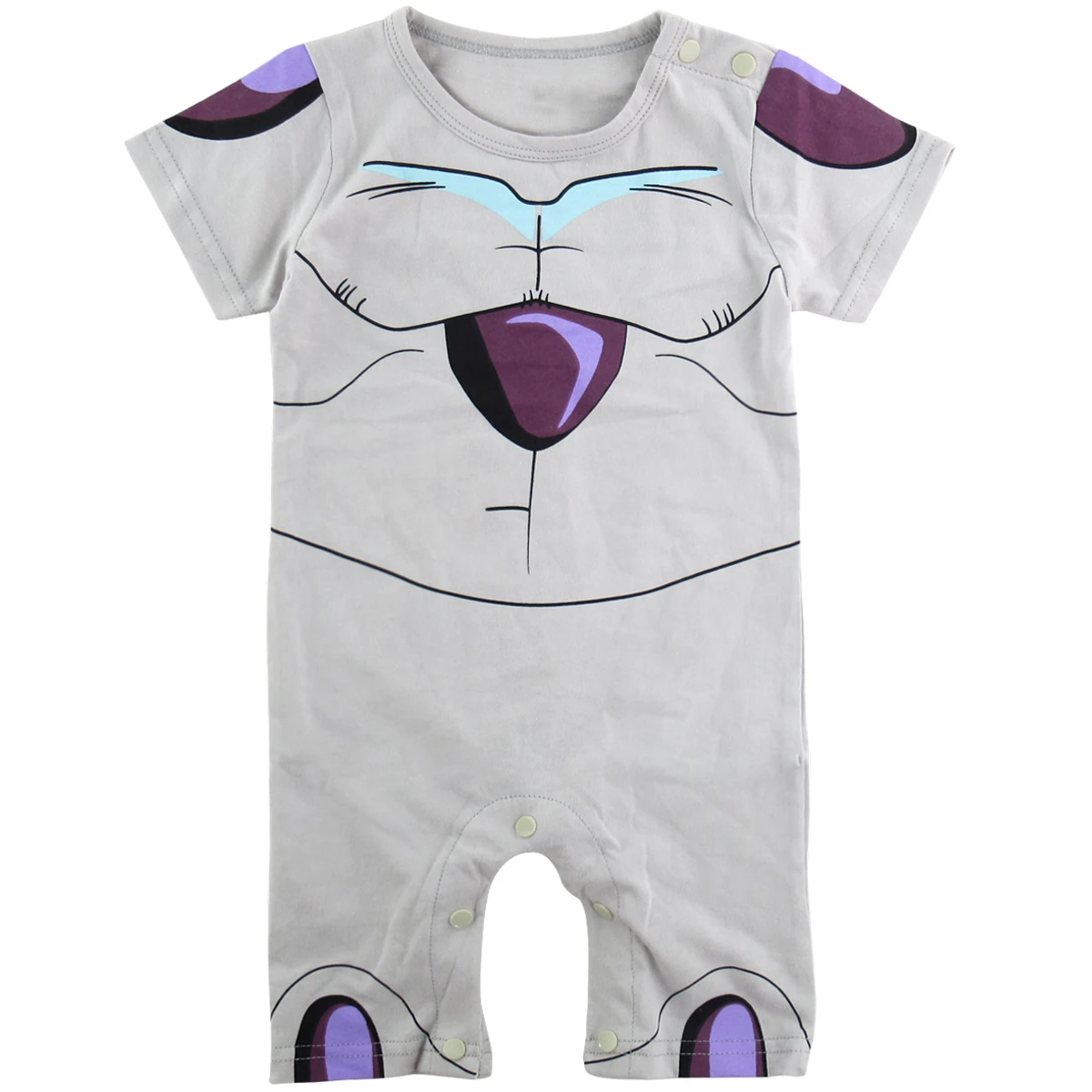 Комбинезон для новорожденных мальчиков; Bebe Goku Dragon Ball Z Vegeta; Спортивный костюм; вечерние летние костюмы с японским аниме для малышей 0-4 лет - Цвет: Frieza-1