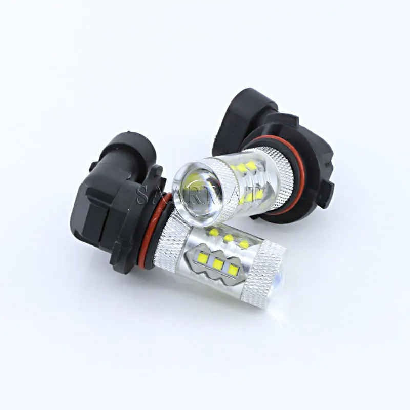 Пара противотуманных фар 9006 HB4 80 Вт XBD Chips DRL дневные ходовые огсветильник для VW Eos