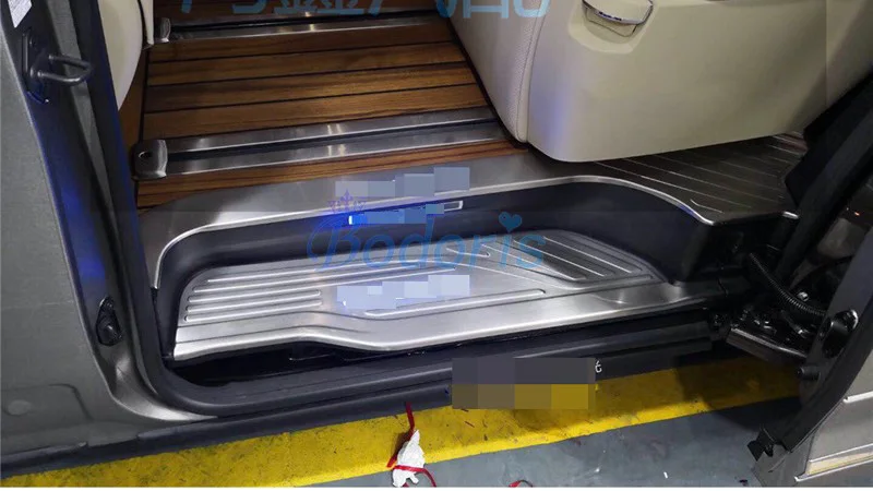 Для Toyota Alphard Vellfire 30 2016 2019 комплект бампера для дверного порога автомобильные