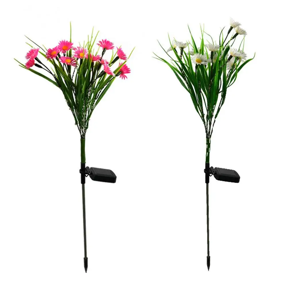 Уличный светодиодный светильник на солнечной батарее искусственная лампа