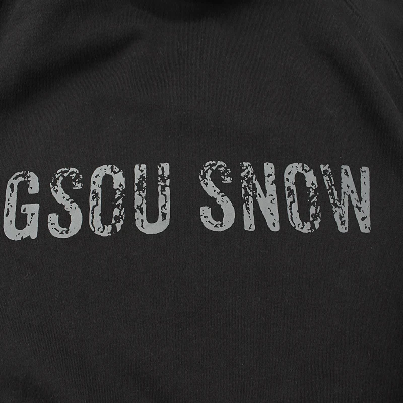 Мужская Спортивная Толстовка GSOU черная утепленная Водонепроницаемая толстовка