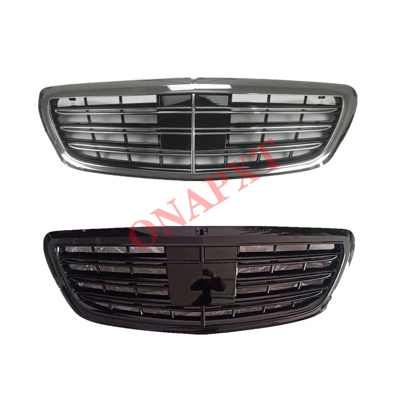 Для Mercedes-Benz S-Class W222 S300 S400 S500L модифицированный до AMG S65 ABS средняя решетка