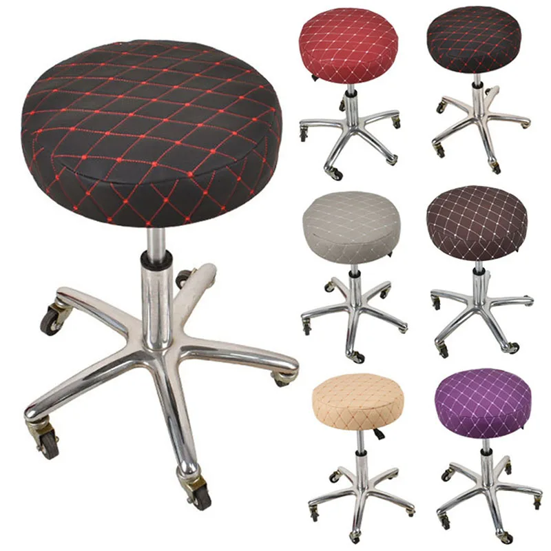 2021 Искусственная кожа чехлы на стулья утепленные барный стул крышка