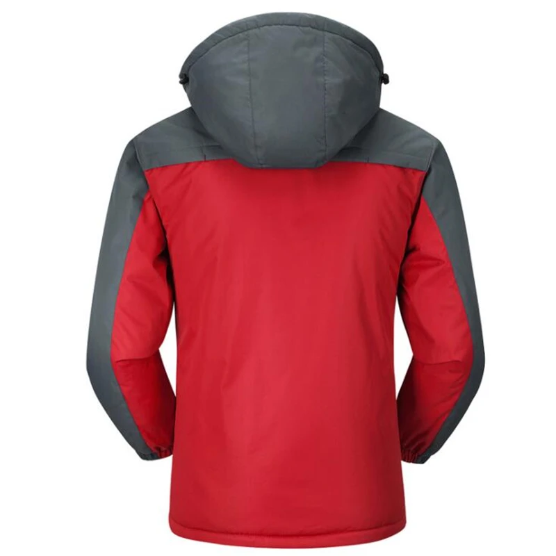 Новые мужские зимние теплые куртки с капюшоном для походов на лыжах мужская