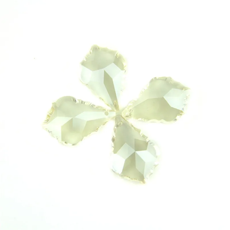 

Mix Color Chandelier Accessories 38mm Maple Leaf Glass Pendant Drops Beaded Ornaments DIY Chandeliers For Lamp Parts