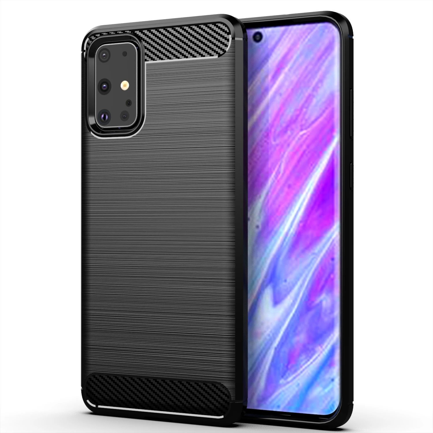 Тонкий чехол мягкий силиконовый для Samsung Galaxy S20 Plus ультрапротивоударный телефона