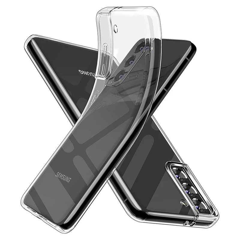 Роскошный прозрачный силиконовый чехол для Samsung Galaxy S21 S20 Fe S10 S9 S8 Note 10 Plus 9 8 20