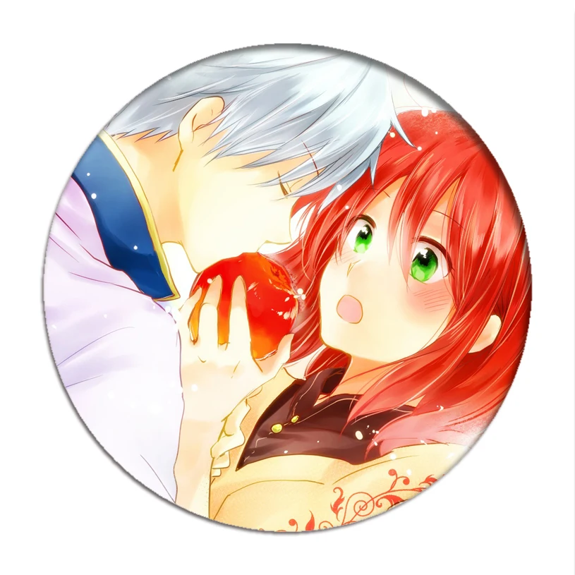 Akagami no Shirayukihime Значки для косплея Shirayuki Icon Collection Zen Wistalia Kurarinesu нагрудная булавка