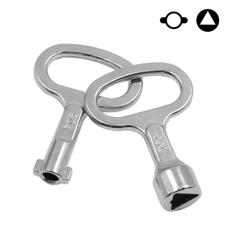 

2022 NEW Universal Elevator Door Lock Valve Key Wrench Utility Key Plumber Triangle Key For Electric Cabinets Metro Trains