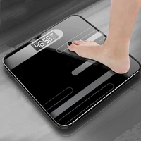 bathroom scale floor body scales digital body weight scale lcd display glass smart electronic scales