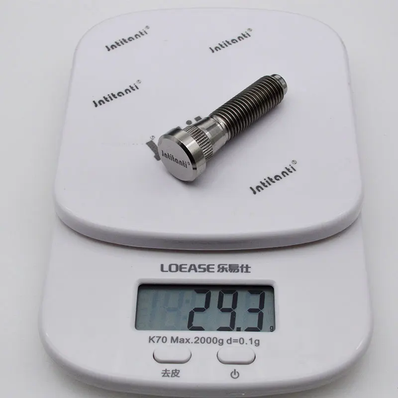 Jntitanti Gr5 титановый колпачок M12 * 1 5*55 мм для TOYOTA Mitsubishi Honda Mazda и т. Д.