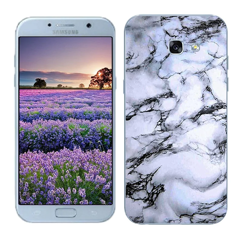 Чехлы для телефонов samsung Galaxy A5 A3 мягкие ТПУ Fundas Para Coque DIY окрашенный плотный чехол для телефона Galaxy A7 Shell - Цвет: 07