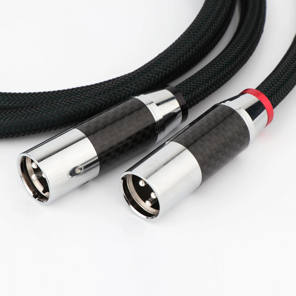 Пара hi fi аудио 2328 чистый Медь Hi Fi RCA штекер XLR соединительный кабель коаксиальный