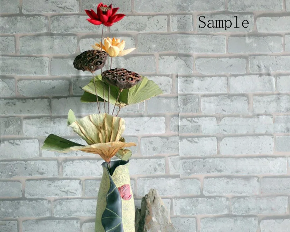 5 шт. веерообразная натуральный листья лотоса сухих цветов для Свадебная