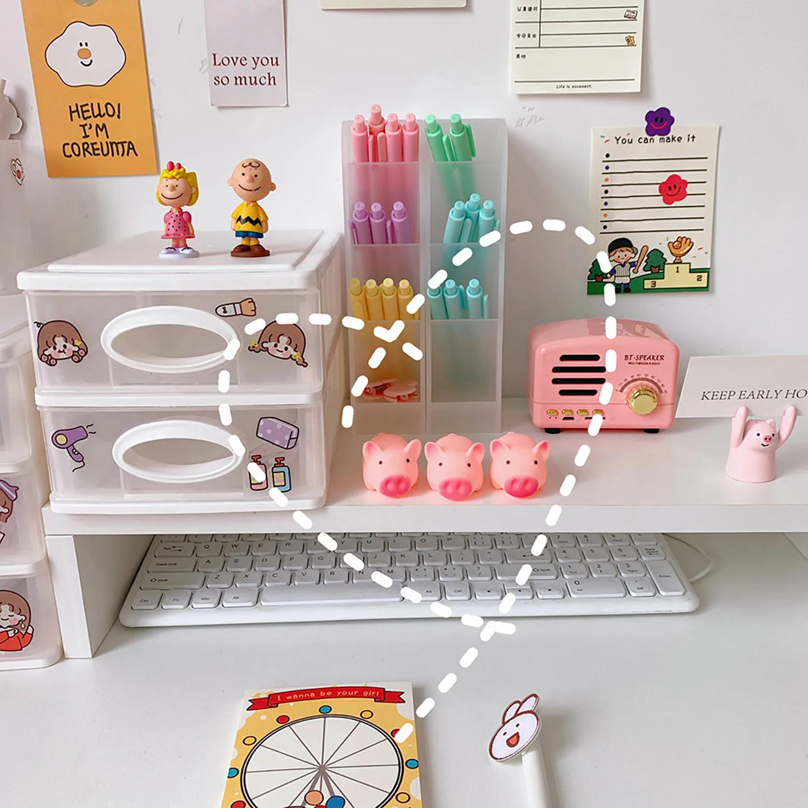 

Cute Fidget Toys Push-it Pink Pig Toy Children's Vent Tools Boys And Girls Bathing Pig Pinching Stress Vent Toy Antistress Toys