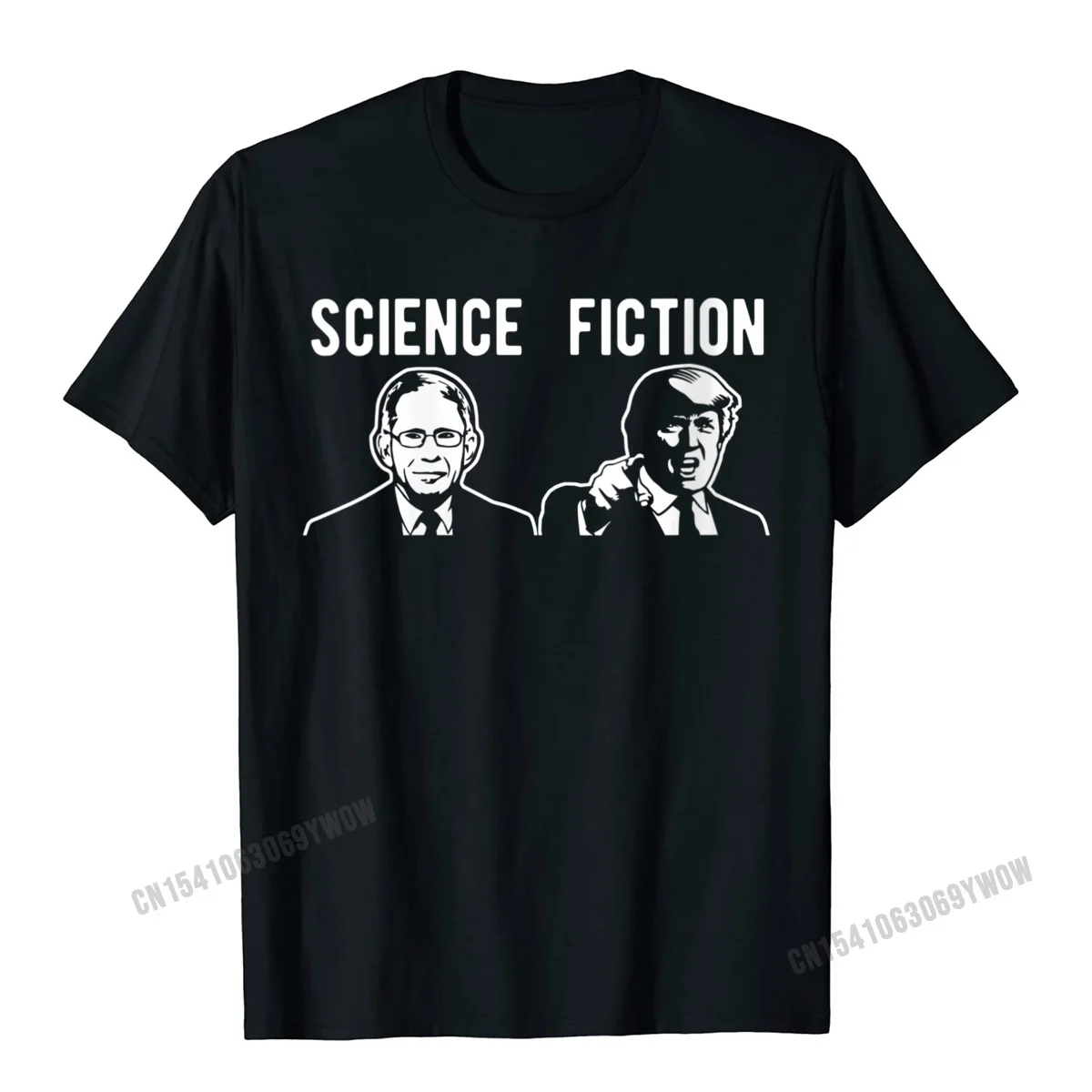 

Womens Science Fiction Fauci Vs Trump O-Neck T-Shirt Camisas Men Family Tops T Shirt For Men Latest Cotton T Shirts Design