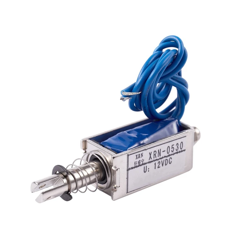 

Электромагнитный Электрический электромагнитный ТИП push / pull 10 мм DC 12 V 2,1 кг сила мини Электромагнит соленоид