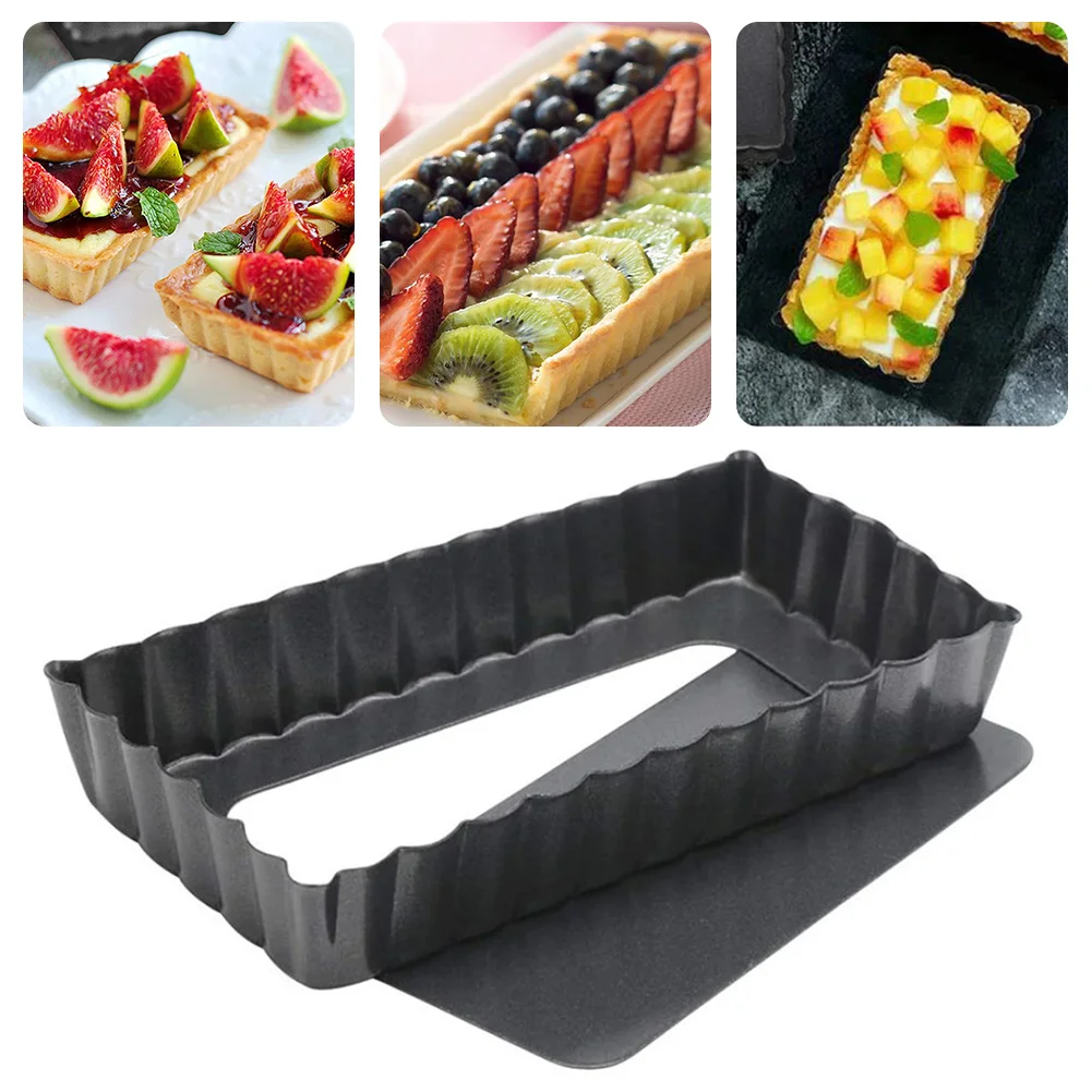 

Non-Stick Tart Quiche Flan Pan Molds Pastry Cake Pizza Removable Loose Bottom Bread Cream Fondant Dessert Bakeware Tools