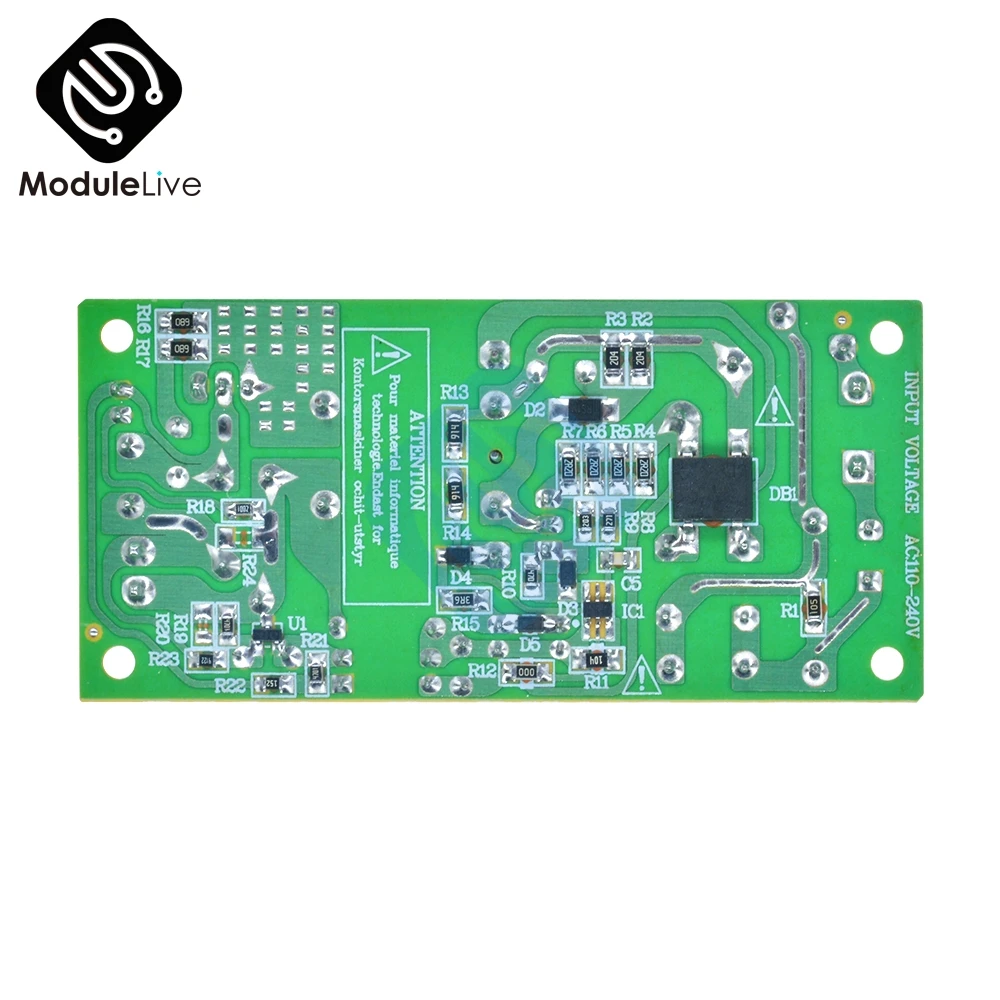 AC DC 12V 3A 24V 1.5A 36W коммутационный модуль источника питания с неизолированным