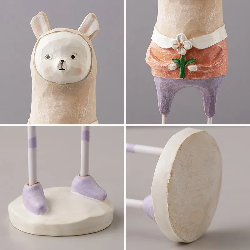 Скандинавские декоративные украшения INS из смолы с высокой базой и