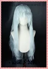 Парики для косплея BERSERK Griffith, высокотемпературные синтетические волосы, 70 см, 27 дюймов, белые длинные вьющиеся волосы с бесплатной сеткой для парика