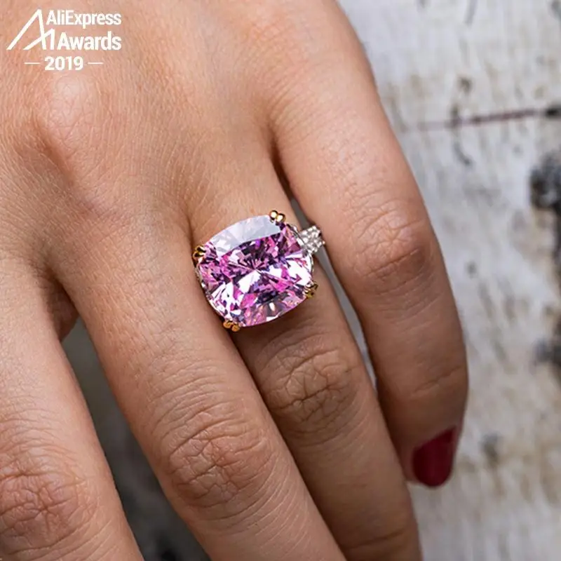 Кольцо из серебра 925 пробы с сапфиром аметистом рубином и Цитрином|Кольца| |