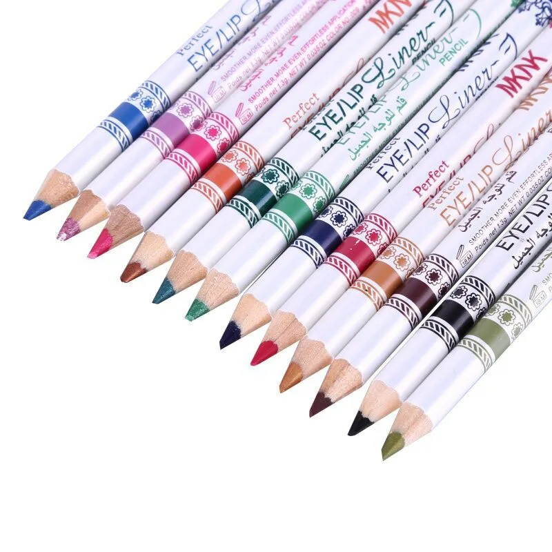 Long Lasting Waterproof Women Colorful Eyebrow Lipliner Pencils Eyes Maquiagem Crayon Eyeliner