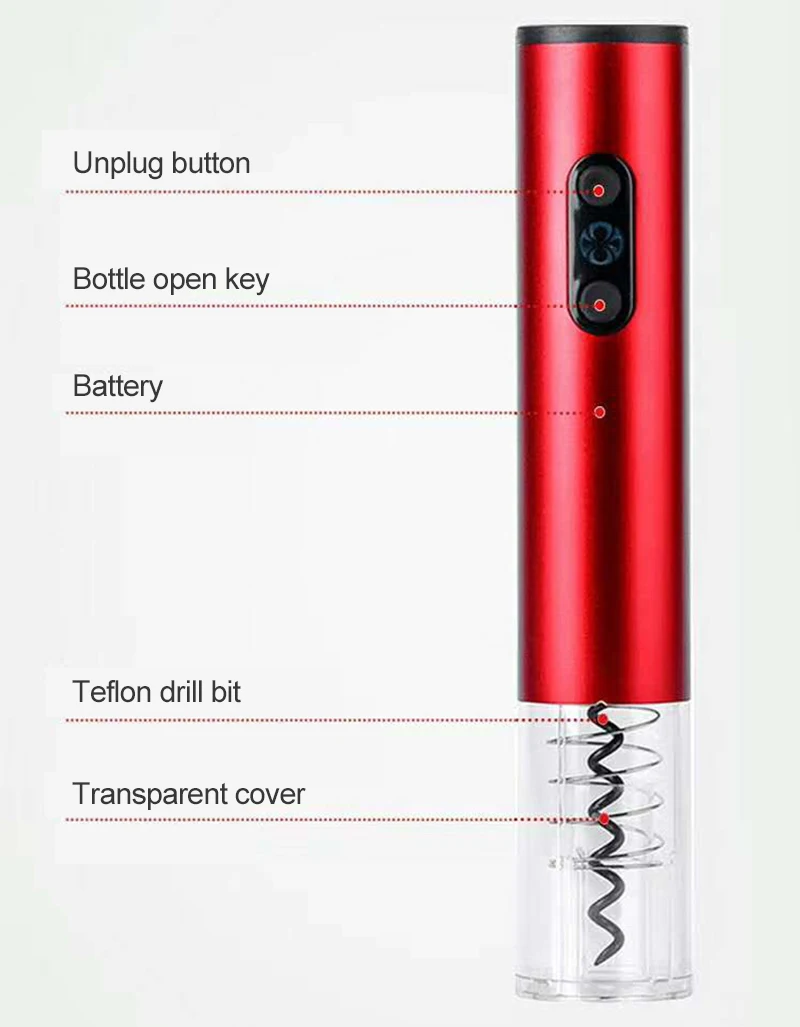 Профессиональный штопор для красного вина набор ножей фольги кухонный