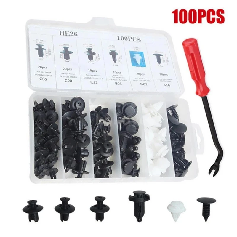 

Automobile Plastic Rivet Expansion Buckle Universal Buckle Is Suitable for Push Pin Rivets on Side Skirts of Automobile Fenders