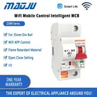 Интеллектуальный Wi-Fi Мобильный контроль MCB 1P-4P  IP20 дистанционное управление Smart Life мини-выключатель электрические инструменты