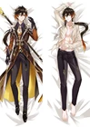 Game Genshin Impact Morax Zhong Li Cosplay Подушка Dakimakura чехол обнимающий корпус подарок