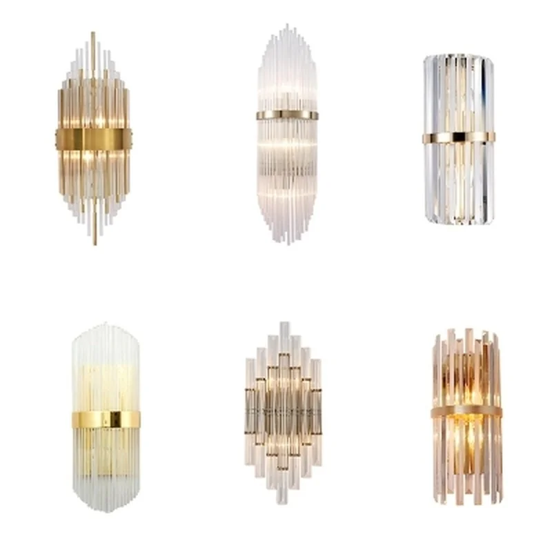 Настенный светильник в итальянском стиле лампа черного/золотого цвета для