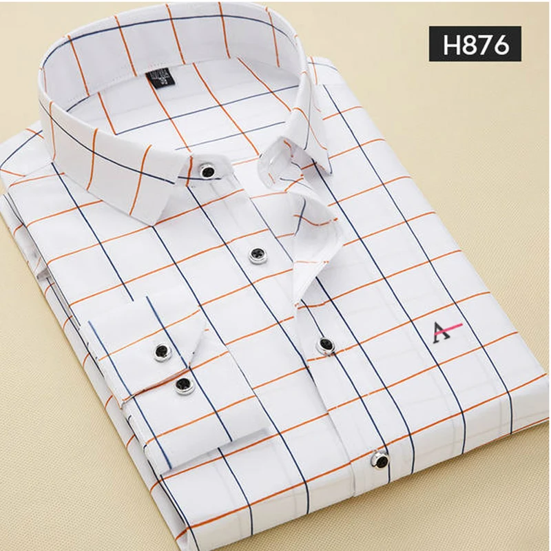 2020 New Brand aramy Men Shirts Cotton Fashion Long Sleeve Casual Shirt Tops Floral Print Embroidery Dress Men Blouses shirt