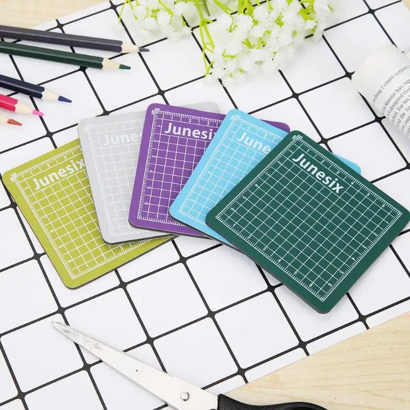 Швейные коврики для резки двухсторонняя пластина Дизайн гравировка разделочная