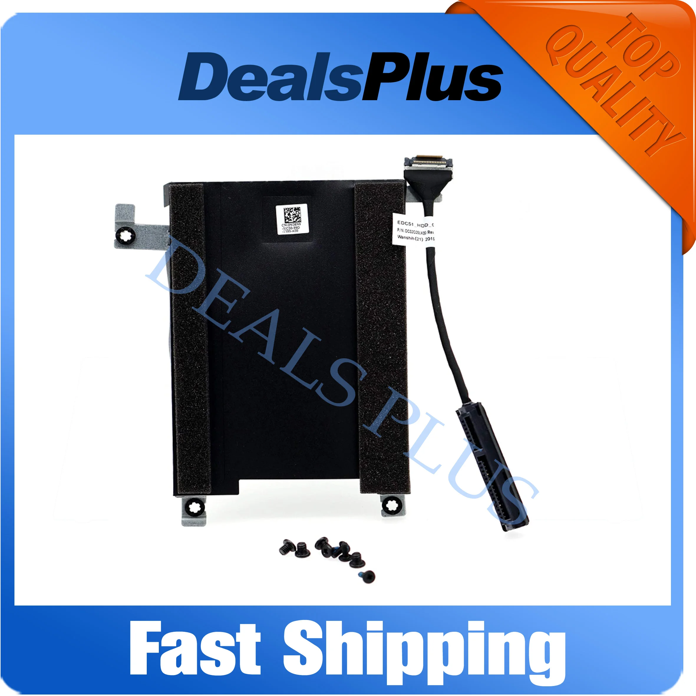 

New SSD SATA Hard Drive Cable 0XY5F7 XY5F7 + 2.5" HDD Caddy Bracket 0ND8N9 ND8N9 For Dell Latitude 5500 5501 5502 5505 5510 5511