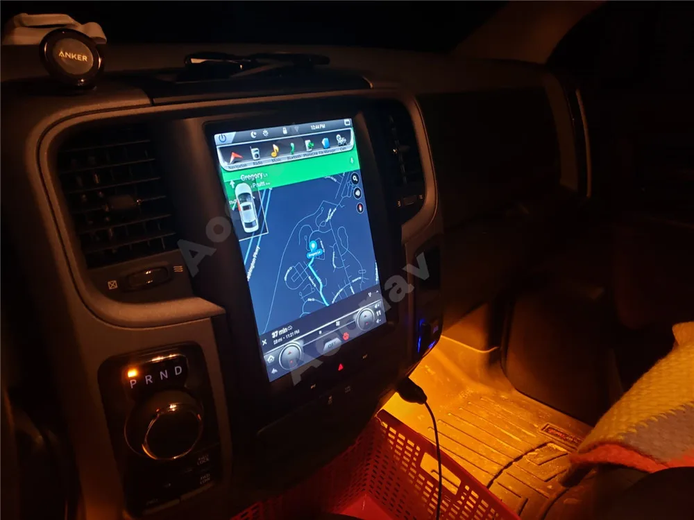 Android автомобильный GPS мультимедийный плеер для-Dodge RAM 1500 2014-2018 большой экран