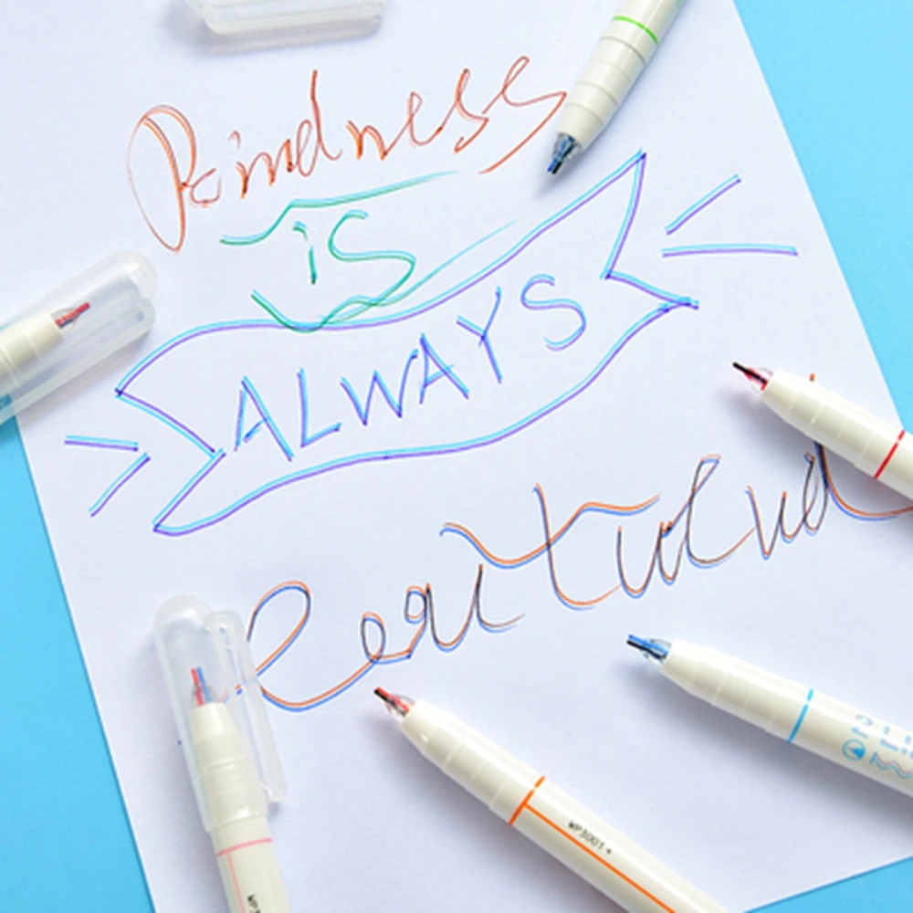 Уникальная ручка 2 линии для скрапбукинга художественный маркер тонкий лайнер