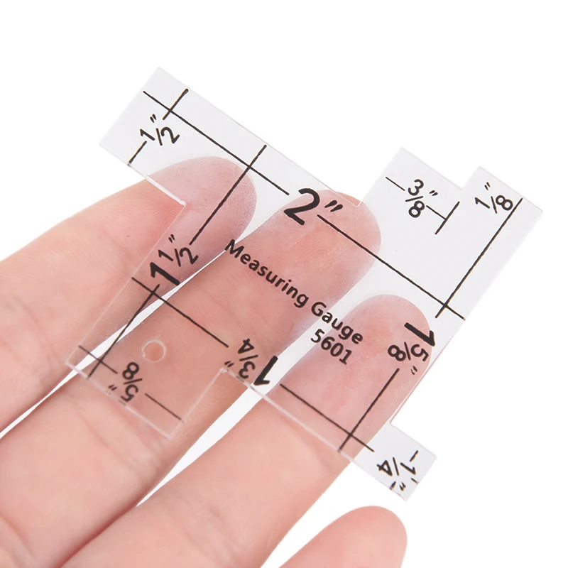 1 шт. Империал Метрическая шкала мини Пластик швейная измерительный прибор