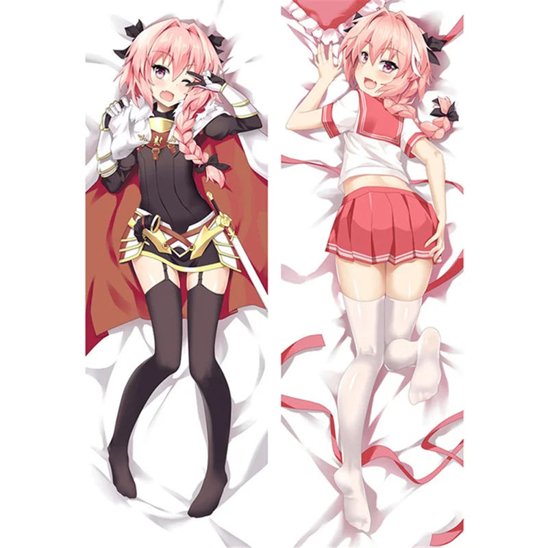 Аниме Dakimakura Чехол Game Fate/Apocrypha Astolfo обнимающая подушка для тела Наволочка Peachskin -