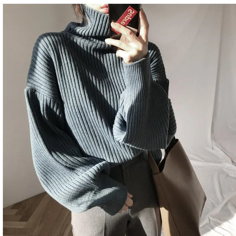 Новинка 2020 элегантные женские пуловеры на весну и зиму вязаный плотный теплый