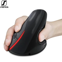 seenda vertical wireless mouse rechargeable right hand ergonomic mice for gamer 2400dpi computer office mouse for laptop
