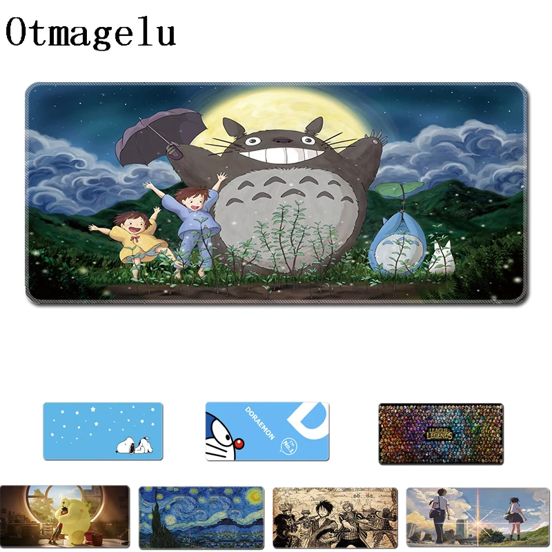 Аниме Коврик для мыши игровой коврик с закругленными краями нескользящий мягкий