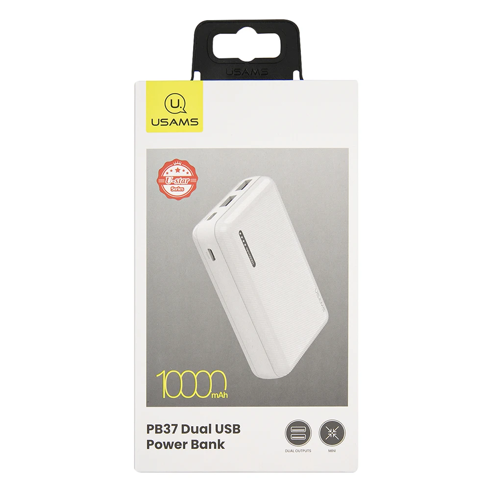 Внешний АКБ USAMS US CD102 (10000 mAh)|Внешние аккумуляторы| |