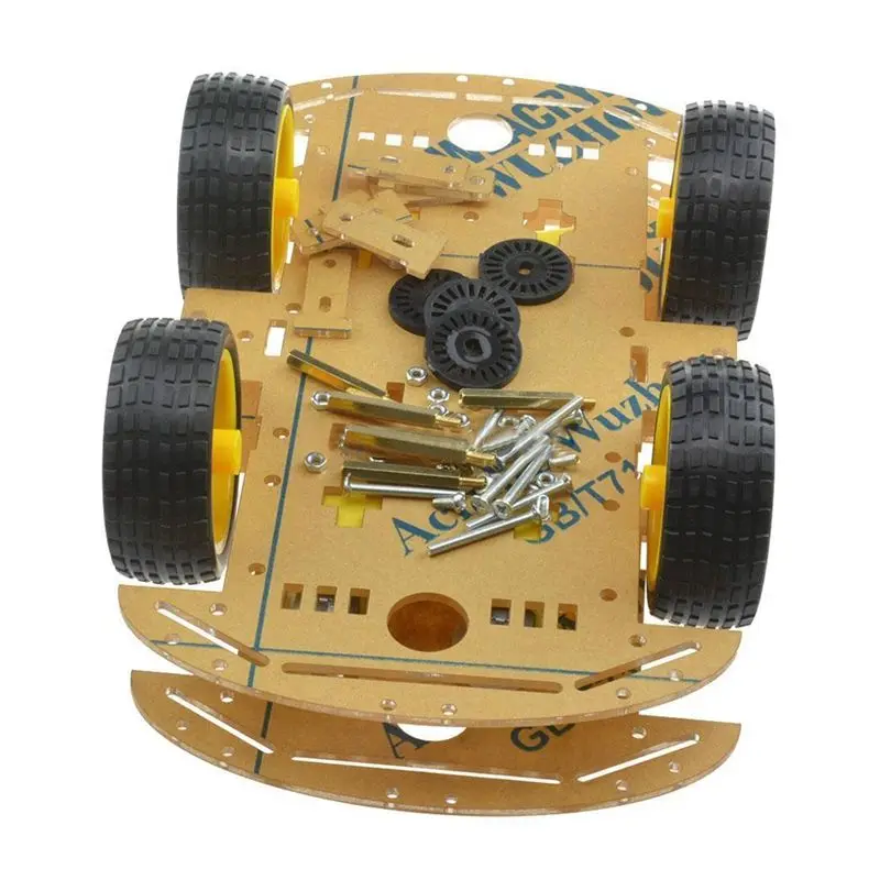 Новый 4WD робот умный автомобиль шасси наборы автомобиля с кодер скорости для Arduino