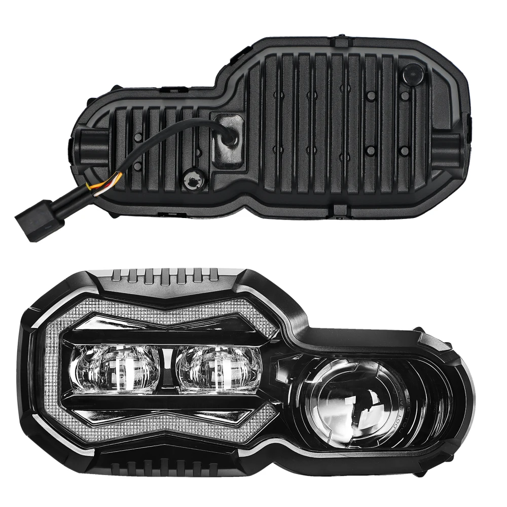 

Automobile Headlamp Body Kits Car Head light for BMW F800GS LED Replacement Osram Headlight Assembly with angle eyes for bmw