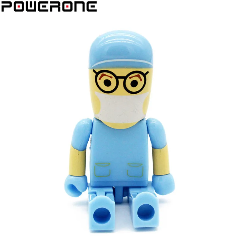POWERONE Doctor nurse usb flash drive medical pendrive 4GB 8GB 16GB 32GB 64GB memory stick USB 2.0 thumb pen | Компьютеры и офис