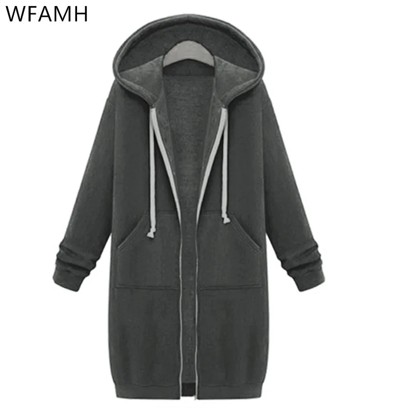 2021 New Autumn And Winter Fashion Long Hooded Long-sleeved Casual Sweater Winter Jacket Women COTTON Polyester Solid Slim