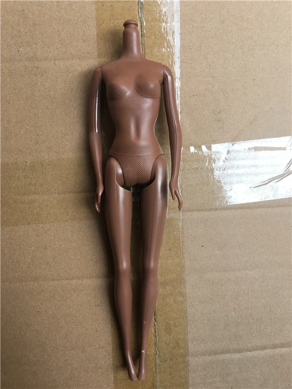 Кукла Женская темно-коричневая 11 суставов Подвижная кукла игрушка в подарок