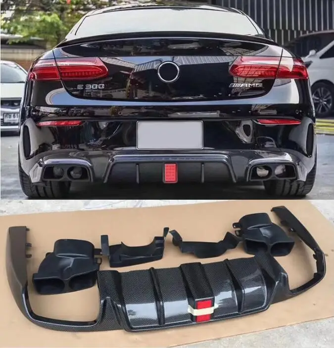 

Задний бампер из углеродного волокна для Mercedes-Benz W238 E200 E260 E300 Coupe AMG 2 двери 2017-2021